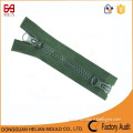 Eco-friendly two way open end plastic zipper for garment